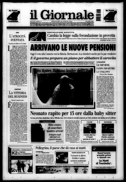 Il giornale : quotidiano del mattino